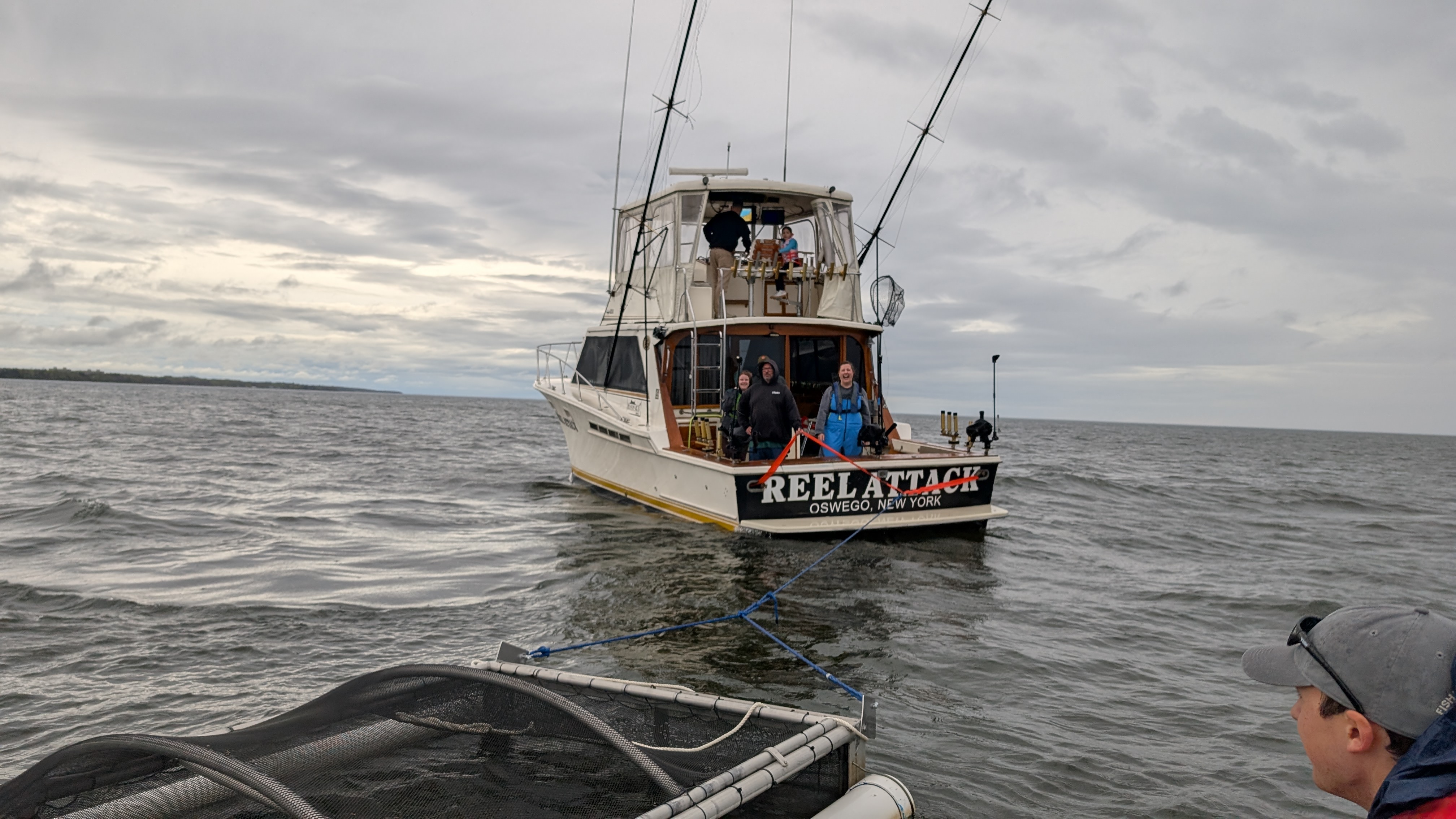 The 'Reel Attack' ship launched in Lake Ontario