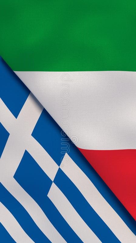 Italian and Greek Flag